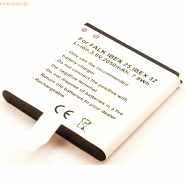 4021499360082 - Akku für Falk 1674830000 Li-Ion 37 Volt 1800 mAh schwarz