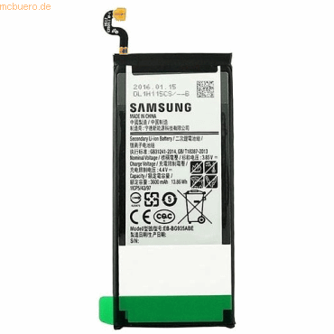 4021499371804 - Akku für GALAXY S7 EDGE Li-Ion 385 Volt 3600 mAh schw