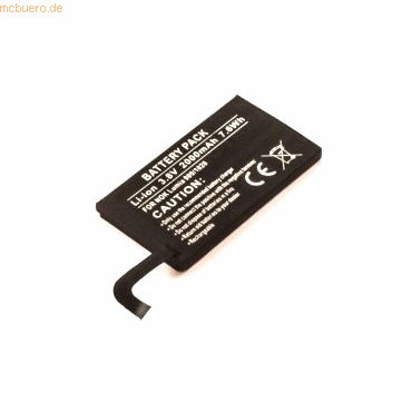 4021499376120 - Akku für Nokia BV-5XW Li-Ion 38 Volt 2000 mAh schwarz