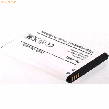 4021499393998 - Akku für Nokia BN-02 Li-Ion 37 Volt 1650 mAh schwarz