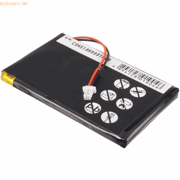 4021499439054 - Akku für Garmin nüvi 300 Li-Pol 37 Volt 1250 mAh schwarz