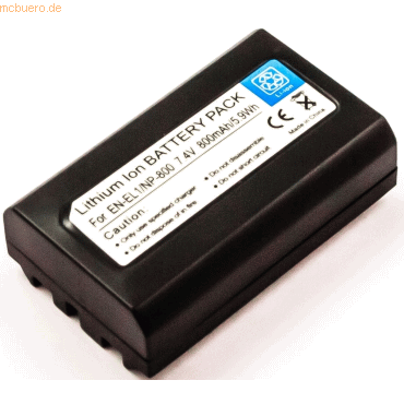 4021499559240 - Akku für Nikon Coolpix 8700 Li-Ion 74 Volt 700 mAh Schwarz