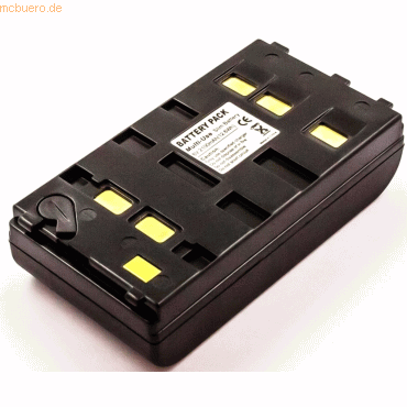 4021499571532 - Akku für Duracell DR10 NiMH 6 Volt 2100 mAh Schwarz