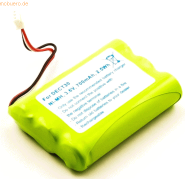 4021499576407 - Akku für Auerswald COMfort DECT 800 NiMH 36 Volt 600 mAh Schwarz 4021499576407 - Akku für Auerswald COMfort DECT 800 NiMH 36 Volt 600 mAh Schwarz