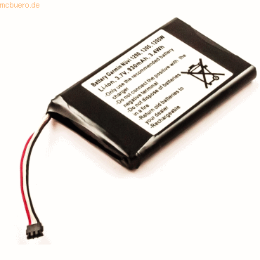 4021499580787 - Akku für Garmin nüvi 1200 Li-Ion 37 Volt 930 mAh Schwarz