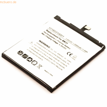 4021499602472 - Akku für Xiaomi BM33 Li-Pol 385 Volt 3000 mAh schwarz