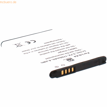 4021499642959 - Akku für LG Electronics K120 AR Li-Ion 37 Volt 1550 mAh schwarz