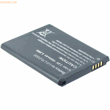 4021499665309 - Akku für LG Electronics D280N Li-Ion 37 Volt 1450 mAh schwarz