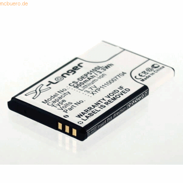 4021499981294 - Akku für Doro PhoneEasy 510 Li-Ion 37 Volt 600 mAh schwarz