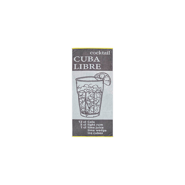 4021523161647 - Strandtuch CUBA LIBRE grau 800 x 1800 cm 4021523161647 Dyckhoff