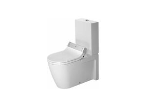 4021534821868 - Stand-WC-Kombination starck 2 tief 370 x 725 mm SensoWash Abgang Vario weiß 2129590000 - Duravit