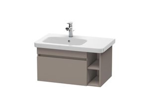 4021534938092 - Duravit - DuraStyle Waschtischunterschrank wandhängend 6394 1 Auszug 730mm für DuraStyle Becken links Farbe (Front Korpus) Basalt Matt Dekor