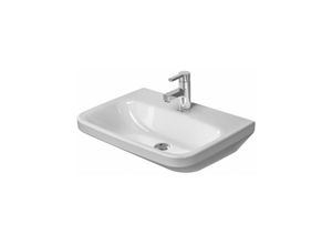 4021534951237 - Waschtisch DuraStyle Med 55cm ohne Überlauf mit Hahnlochbank 1 Hahnloch Farbe Weiß - 2324550000 - Duravit