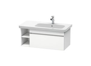 4021534954399 - Duravit - DuraStyle Waschtischunterschrank wandhängend 6396 1 Auszug 930mm für DuraStyle Becken rechts Farbe (Front Korpus) Basalt Matt   Weiß