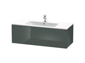 4021534996238 - L-Cube Waschtischunterbau wandhängend 1 Auszug Breite 1220mm für Me by Starck 233612 Farbe Dolomiti Grey Hochglanz Lack - LC614303838 - Duravit