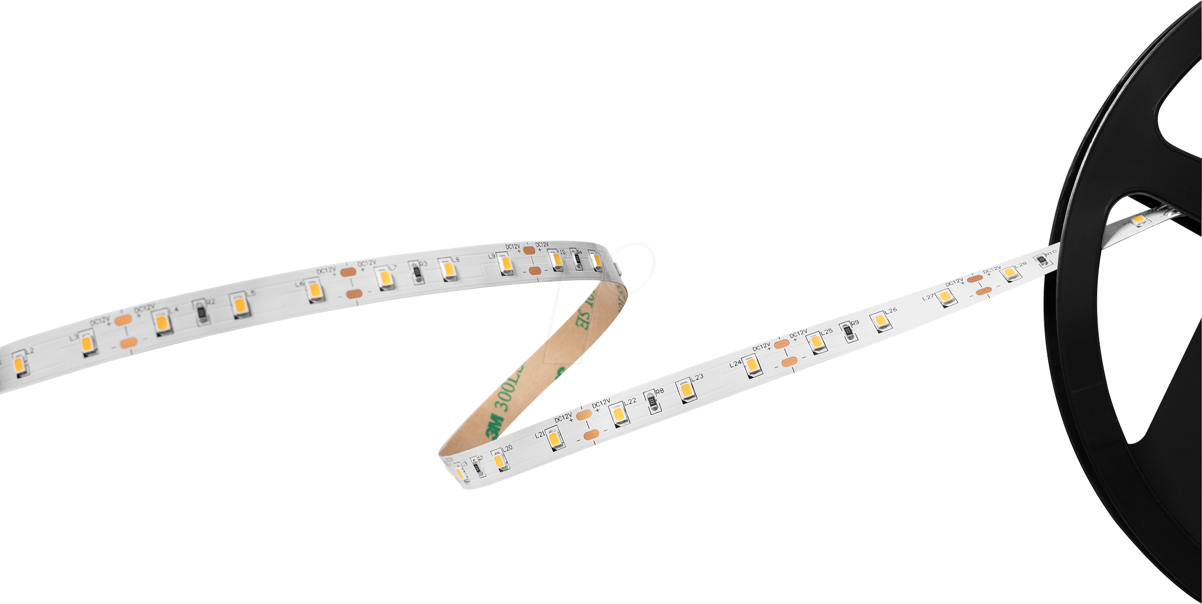 4021553109879 - Basic 60 51541134 LED-Streifen mit offenem Kabelende 12 v 5 m Kaltweiß 1 St - Barthelme