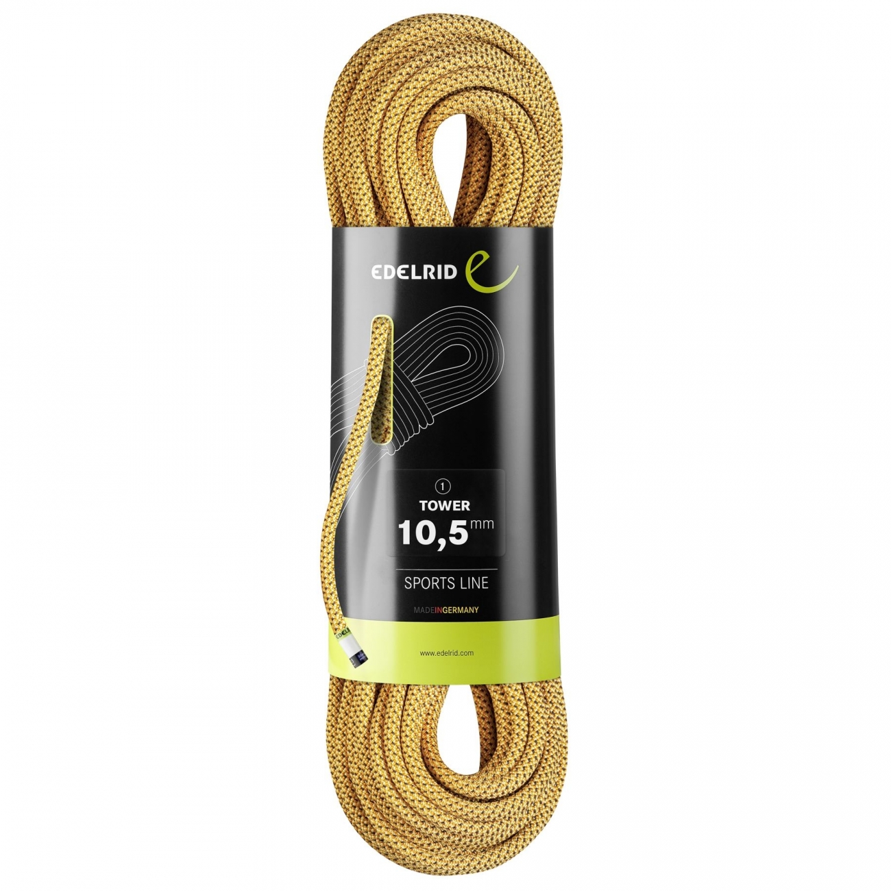 4021574193093 - Dynamisches Seil Tower 105mm 50m Flame Sportklettern Indoor EN 892 UIAA 101