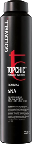 4021609002109 - Topchic Permanent Hair Color Naturals 4NA Mittel-Natur-Aschbraun Depot-Dose 250 ml