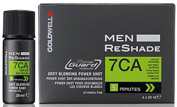 4021609140078 - Men ReShade Grey Blending Power Shot 6CA Cool Asch-Dunkelblond Packung mit 4 x 20 ml