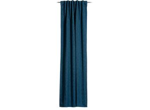 4021626043734 - Vorhang GÖZZE Gigolo - Schlaufenschal mit Multifunktionsband Gardinen Gr 245 cm Multifunktionsband 140 cm blau Schlafzimmergardinen Gardine HxB 245x140 Blackout Vorhang