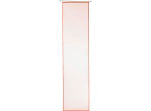 4021626327858 - Schiebegardine GÖZZE Sambia Schiebevorhang Gr 1 orange B60cm H245cm Voile Polyester Gardinen HxB 245x60 Voilé Uni inklusive Montagezubehör