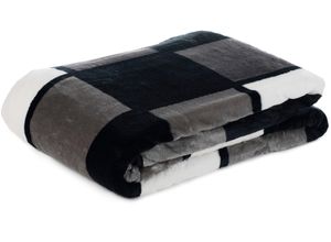 4021626348235 - Wohndecke GÖZZE Antigua Wohndecken Gr B L 150 cm x 200 cm schwarz (anthrazit schwarz) Kunstfaserdecken mit modernem Karo Kuscheldecke 150x200 cm 4021626348235 - Wohndecke GÖZZE Antigua Wohndecken Gr B L 150 cm x 200 cm schwarz (anthrazit schwarz) Kunstfaserdecken mit modernem Karo Kuscheldecke 150x200 cm