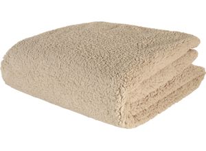 4021626461248 - Wohndecke LEGER HOME BY LENA GERCKE LeGer Wohndecken Gr B L 180 cm x 220 cm beige (creme) Kunstfaserdecken hochwertig und kuschelig weich