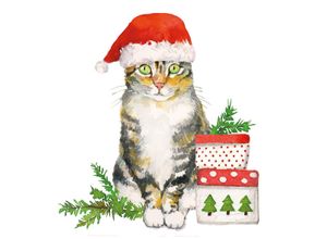 4021766262736 - Servietten CHRISTMAS KITTY