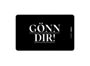 4021766267243 - Schneidebrett Gönn dir aus Kunststoff in Schwarz Weiß