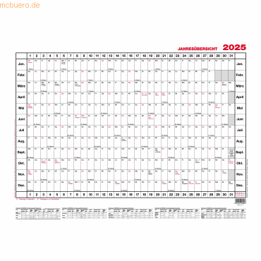 4021819204003 - Plakatkalender Nr 4 12Monate 1Seite A2-quer 2022