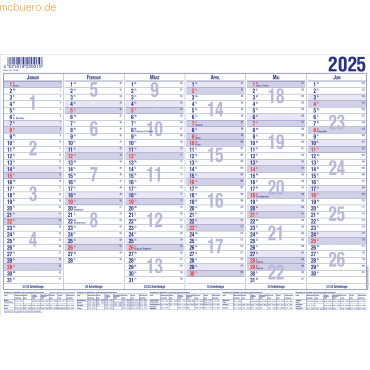 4021819220010 - Tafelkalender A5 12 Monate Kalendarium 2023