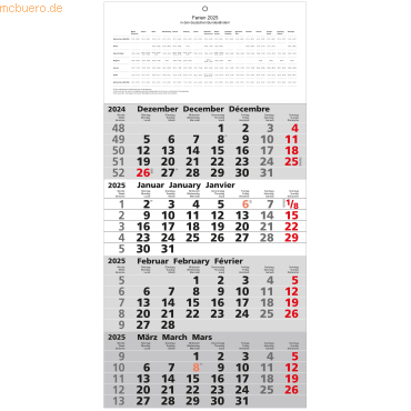 4021819503809 - 4-Monatskalender 30x60cm 2023