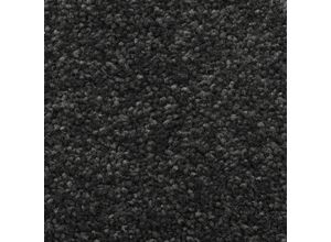 4021937181705 - BODENMEISTER Teppichboden Veloursteppich Pegasus Teppiche Meterware Wohnzimmer Schlafzimmer Kinderzimmer Breite 400500 cm Gr B L 400 cm x 400 cm 10 mm 1 St grau (grau anthrazit) Teppichboden