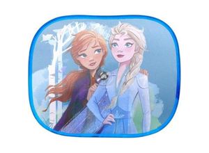 4022123520100 - Set von 2x Stück Disney Frozen Auto-Sonnenschirme 44 x 36 cm - Auto-Sonnenschirme Anna und Elsa für Kinder