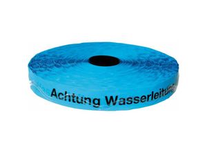 4022153610192 - Ortungsband mit Kupferdraht Achtung Wasserleitung - Kelmaplast