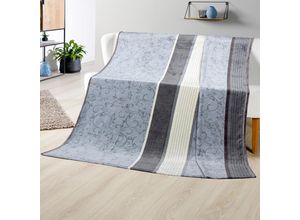 4022378186779 - BELLA CASA Kuscheldecke Soft Touch bedruckt ca 130 x 170 cm