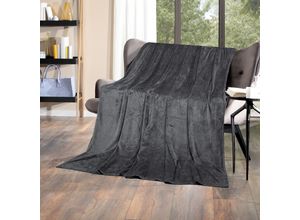 4022378190349 - Bella Casa XXL-Kuscheldecke Cashmere Little Dots ca 220 x 240 cm