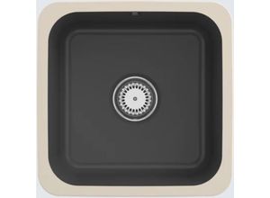 4022693580719 - Villeroy&Boch Spülbecken Küchenspüle Cisterna 50 Graphite 450x450mm Unterschrankbreite 50cm