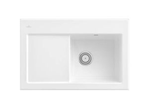 4022693873514 - Villeroy&boch - Villeroy&Boch Spülbecken Küchenspüle Subway 45 Weiß Alpin 780x510mm Unterschrankbreite 45cm