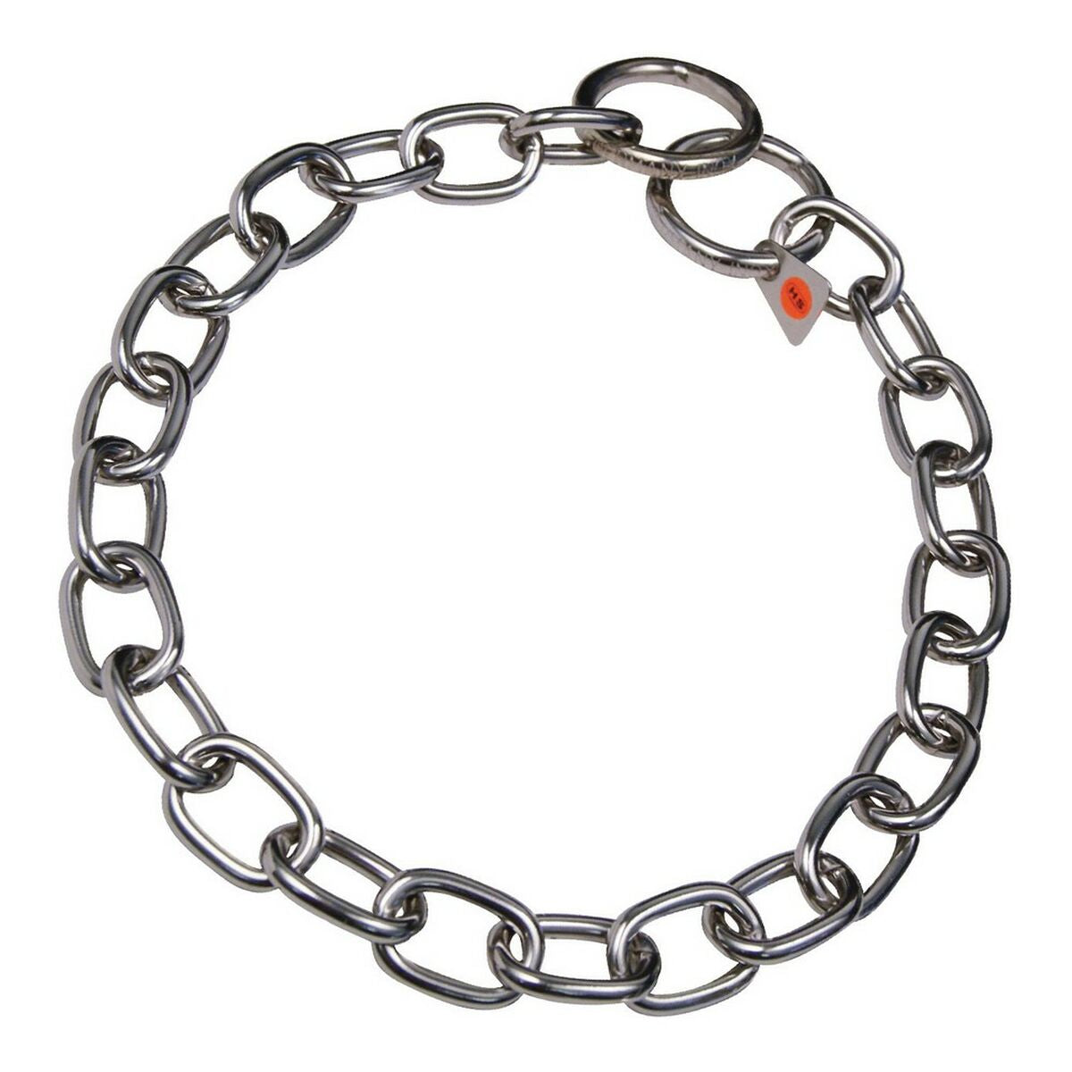 4022853185631 - Hundehalsband Silberfarben 4 mm Verbindungen Halblang 51 cm