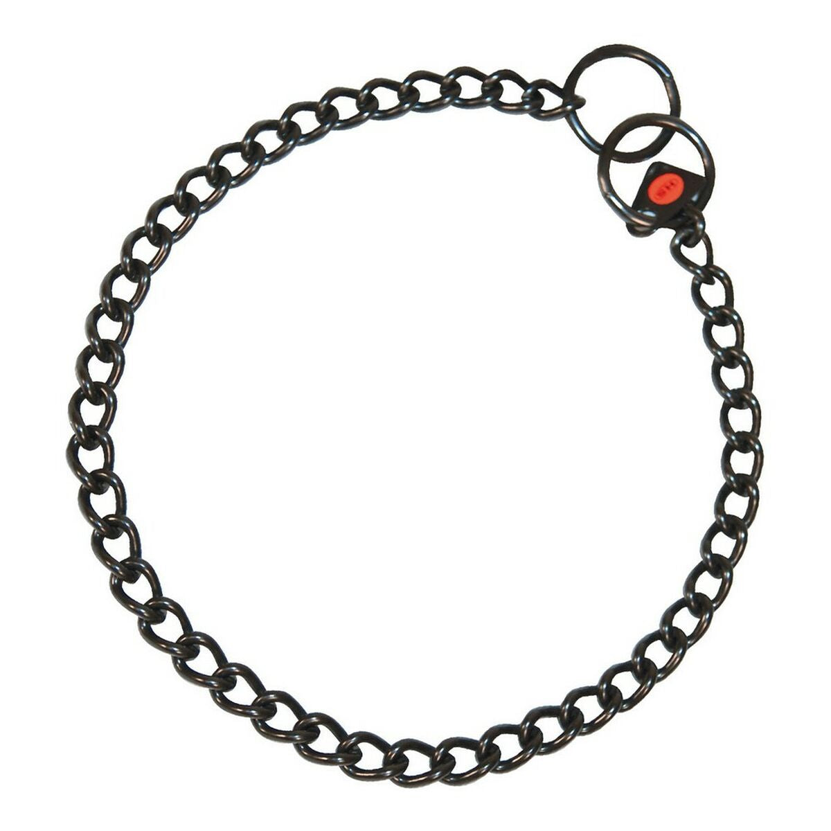 4022853191830 - Hundehalsband Schwarz 25 mm Verbindungen Kurz 55 cm