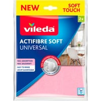 4023103240810 - Actifibre Soft Allzwecktuch 2-er Pack 27 x 32 cm Universal Mikrofasertuch Reinigungstuch - Vileda