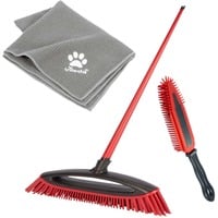 4023103250796 - Pet Pro always clean Besenbox 3-teiliges Set (rot always clean Besen + Pet Pro Elektrostatische Bürste + Pet Pro Microfaser-Handtuch xl) (175388)