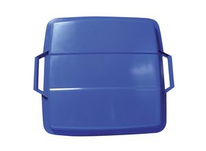 4023122104261 - Steckdeckel mit 2 Handgriffen für Inhalt 90 l lose aufliegend blau