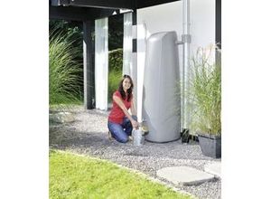 4023122183198 - GRAF Wandtank Elegance steingrau 400 L Regenwassertank