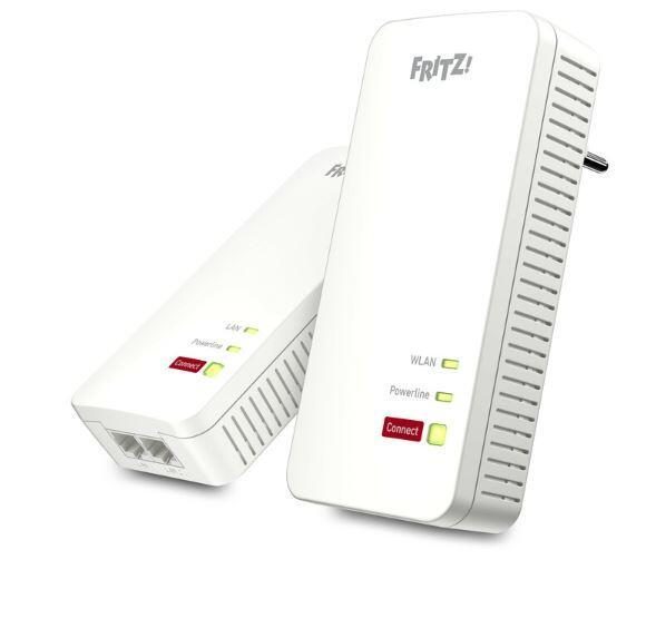 4023125030215 - 0 FRITZ Powerline 1240AX WLAN Set WiFi6 an Wandsteckdose anschließbar