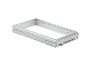 4023149021268 - Hettich - Stufenlos breitenverstellbarer Hängeregistraturrahmen Systema Top 2000 700 - 872 Aluminium Optik