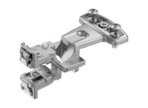 4023149407789 - Grundscharnier Selekta Pro 2000 Zwillingsscharnier 180 ° Auflage 55 mm mit Spreizmuffen vernickelt - Hettich