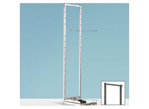 4023149843013 - Hochschrank Auszugsrahmen b 412-418 mm h 1700 mm silber - Hettich