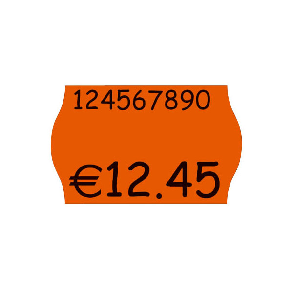 4023218960801 - Preisetiketten 9420478 26x16mm leuchtorange permanent 21600 Etiketten 4023218960801 18 Rolle